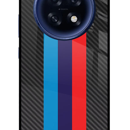 BMW Stripes Pattern Oppo F31 Pro Plus 5G Glass Case