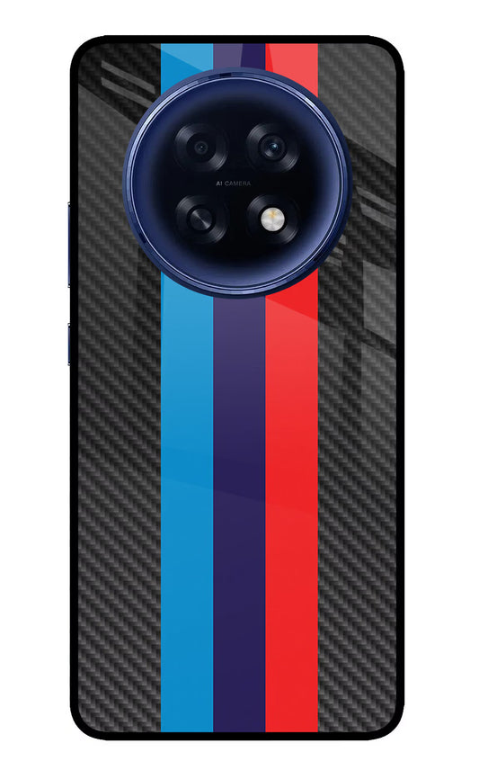 BMW Stripes Pattern Oppo F31 Pro Plus 5G Glass Case