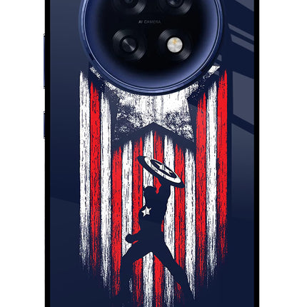 Captain America Marvel Art Oppo F31 Pro Plus 5G Glass Case