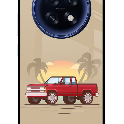 Desert Classic Drive Oppo F31 Pro Plus 5G Glass Case