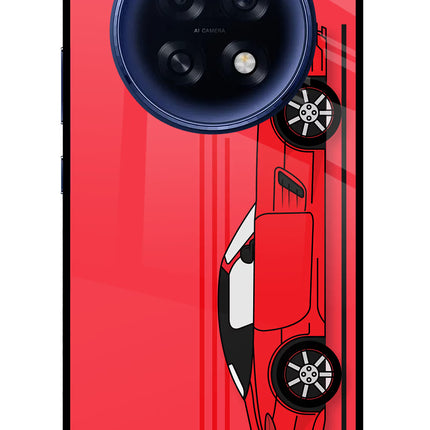 Red Velocity Oppo F31 Pro Plus 5G Glass Case