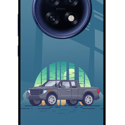 Retro Garage Vibe Oppo F31 Pro Plus 5G Glass Case