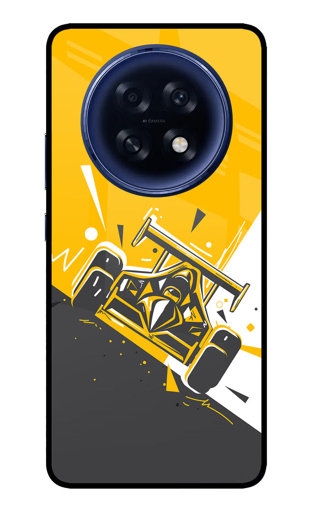 Track King Oppo F31 Pro Plus 5G Glass Case Back Cover by Casekaro