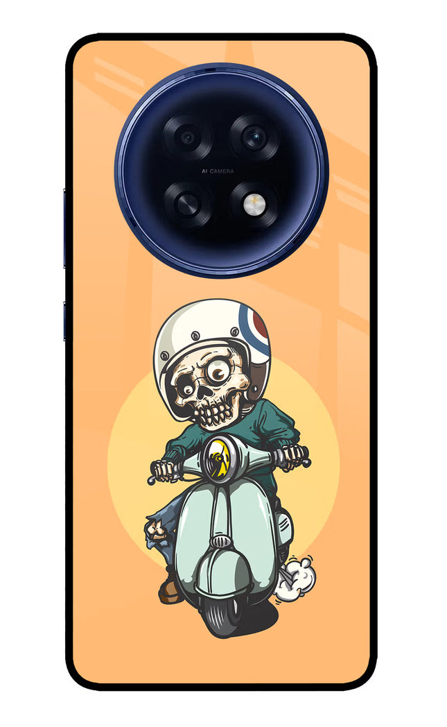 Undead Biker Oppo F31 Pro Plus 5G Glass Case Back Cover by Casekaro