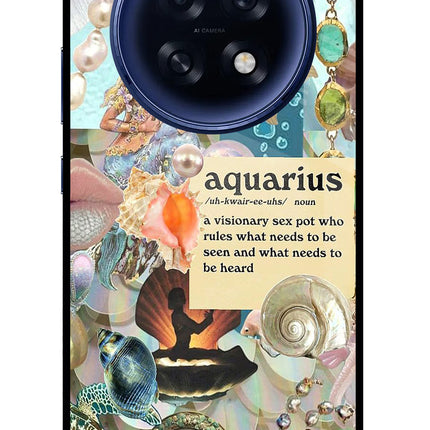 Aquarius Zodiac Oppo F31 Pro Plus 5G Glass Case