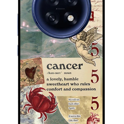 Cancer Zodiac Oppo F31 Pro Plus 5G Glass Case