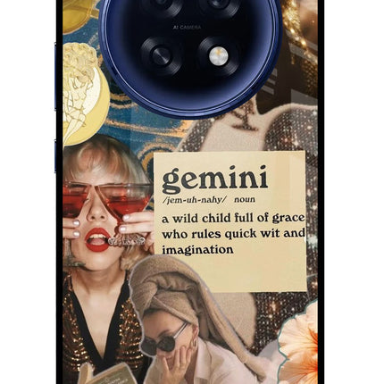 Gemini Zodiac Oppo F31 Pro Plus 5G Glass Case