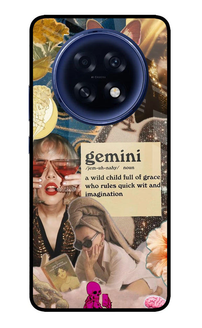 Gemini Zodiac Oppo F31 Pro Plus 5G Glass Case