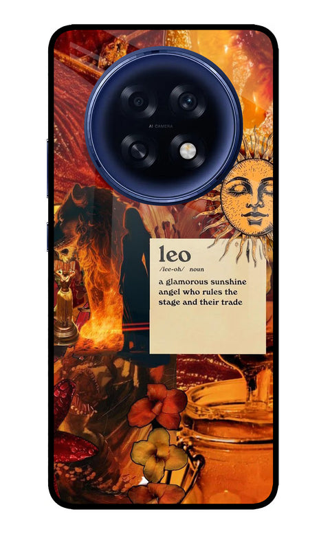 Leo Zodiac Oppo F31 Pro Plus 5G Glass Case
