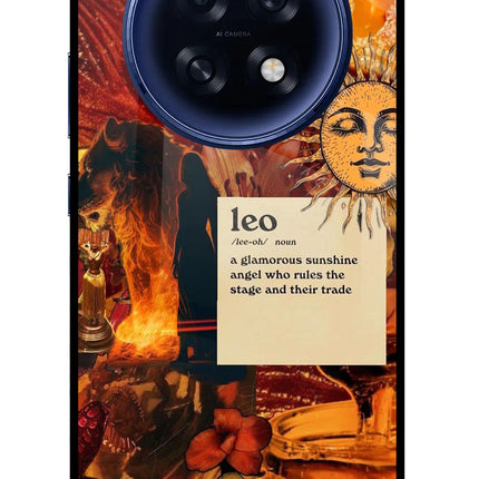 Leo Zodiac Oppo F31 Pro Plus 5G Glass Case Back Cover by Casekaro