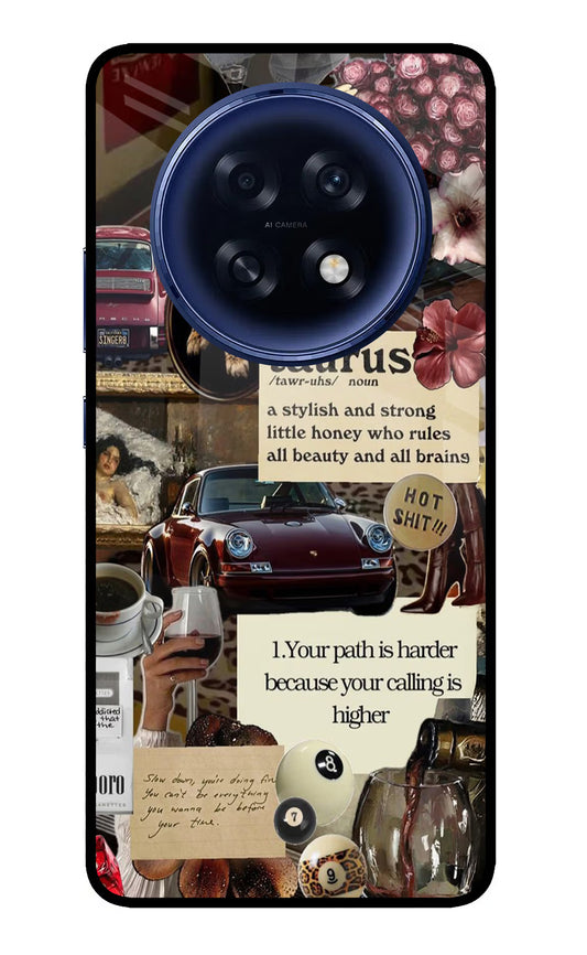 Taurus Zodiac Oppo F31 Pro Plus 5G Glass Case