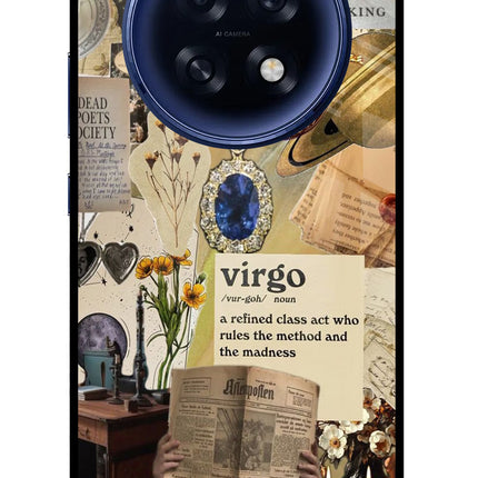 Virgo Zodiac Oppo F31 Pro Plus 5G Glass Case Back Cover by Casekaro
