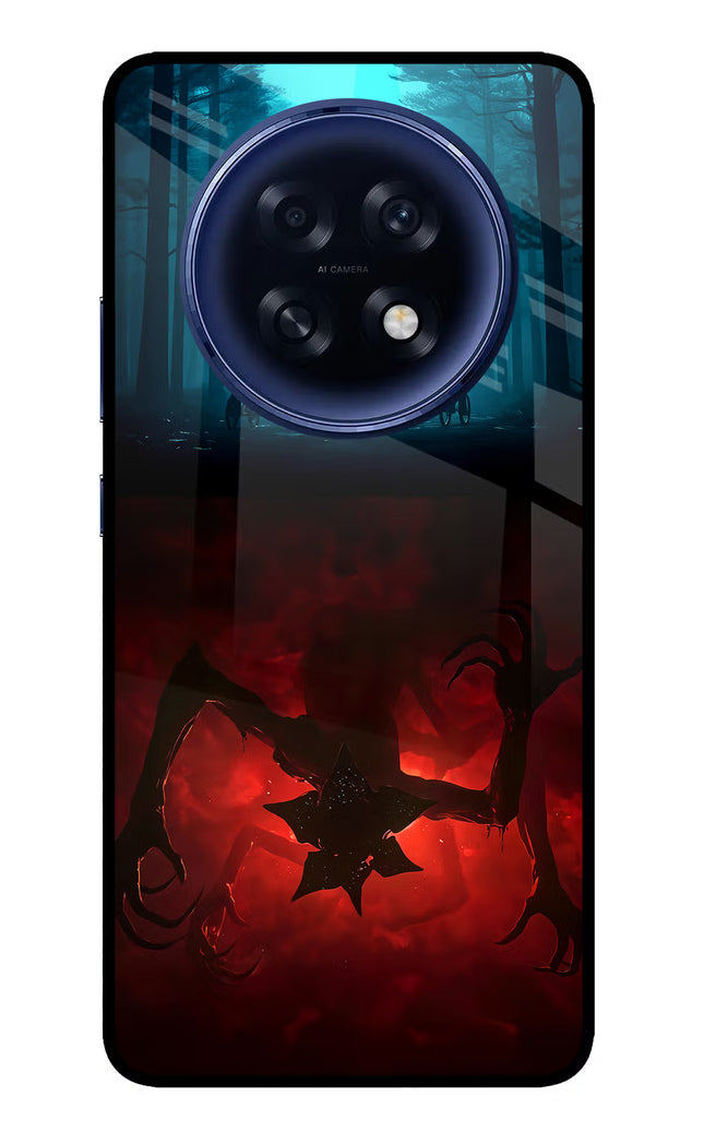 Ordinary Things Downside Up Oppo F31 Pro Plus 5G Glass Case Back Cover by Casekaro