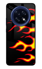 Side Sweep Flames Oppo F31 Pro Plus 5G Glass Case