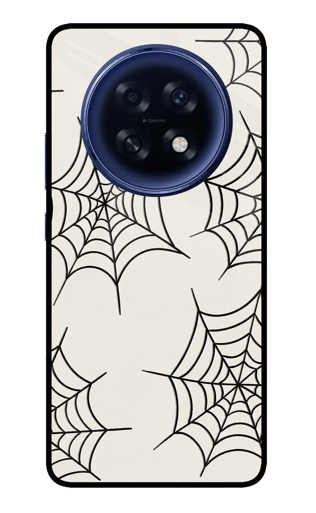 Spider Web Oppo F31 Pro Plus 5G Glass Case Back Cover by Casekaro