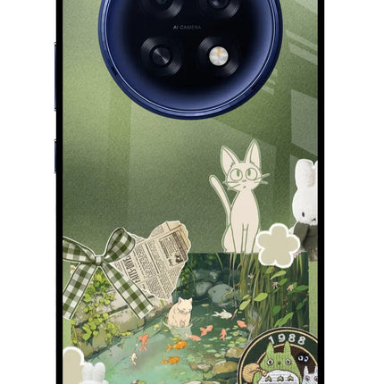 Aesthetic anime Oppo F31 Pro Plus 5G Glass Case