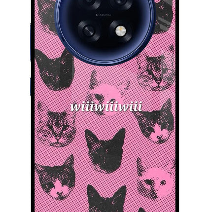 Pink Cats Oppo F31 Pro Plus 5G Glass Case