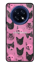 Pink Cats Oppo F31 Pro Plus 5G Glass Case