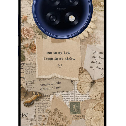 Vintage case Oppo F31 Pro Plus 5G Glass Case Back Cover by Casekaro