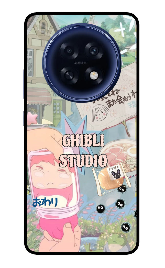 Studio Ghibli Oppo F31 Pro Plus 5G Glass Case Back Cover by Casekaro