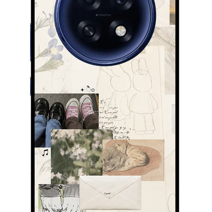 Soft Aesthetic Oppo F31 Pro Plus 5G Glass Case Back Cover by Casekaro