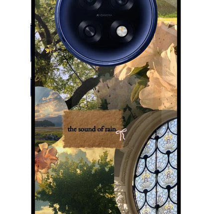 Rain Oppo F31 Pro Plus 5G Glass Case Back Cover by Casekaro