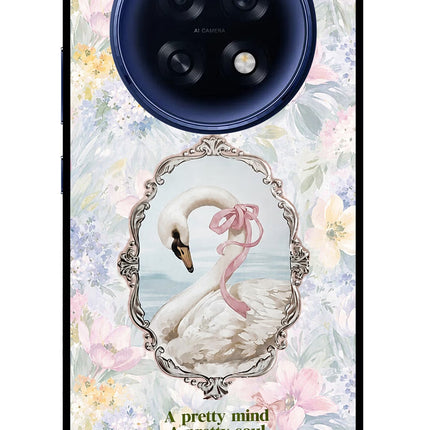 Pretty Mind Pretty Soul Oppo F31 Pro Plus 5G Glass Case Back Cover by Casekaro