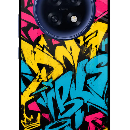 Graffiti Vibe Oppo F31 Pro Plus 5G Glass Case