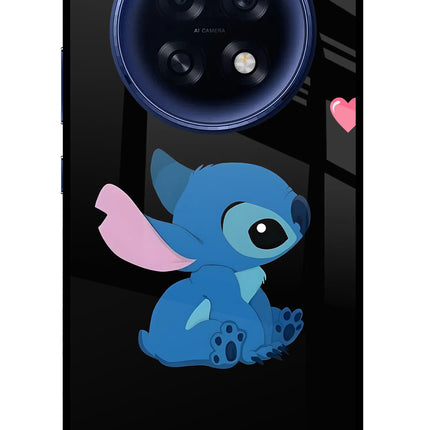 Stitch Crush Oppo F31 Pro Plus 5G Glass Case Back Cover by Casekaro