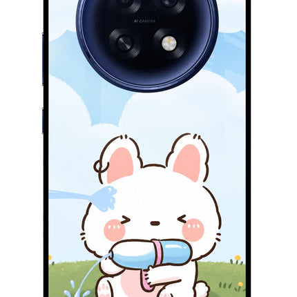 Bunny Treat Oppo F31 Pro Plus 5G Glass Case Back Cover by Casekaro