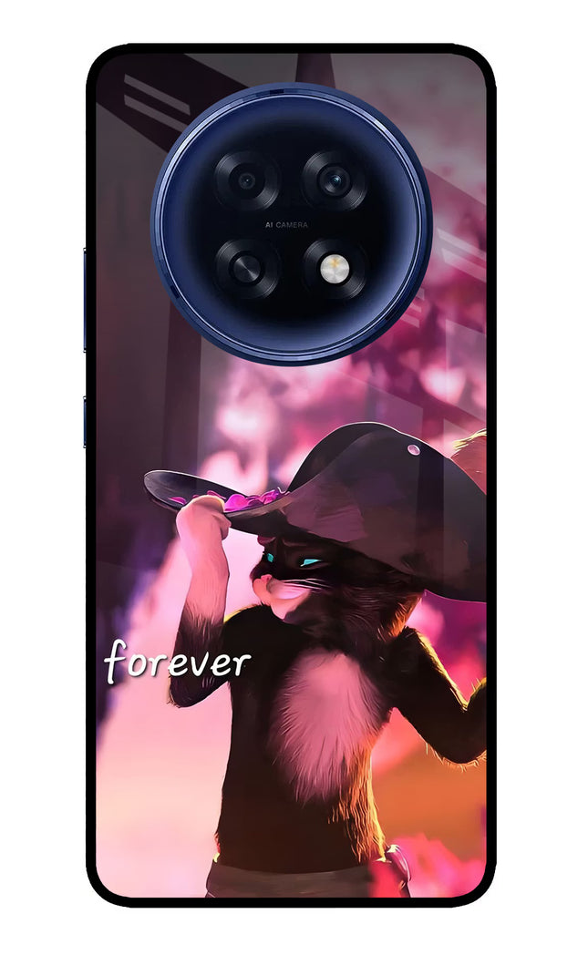 Forever Cat Oppo F31 Pro Plus 5G Glass Case Back Cover by Casekaro