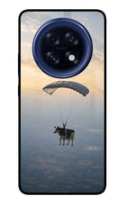 Skydiving Cow Oppo F31 Pro Plus 5G Glass Case