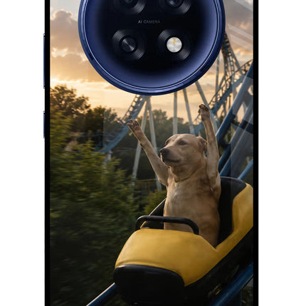 Rollercoaster Dog Oppo F31 Pro Plus 5G Glass Case