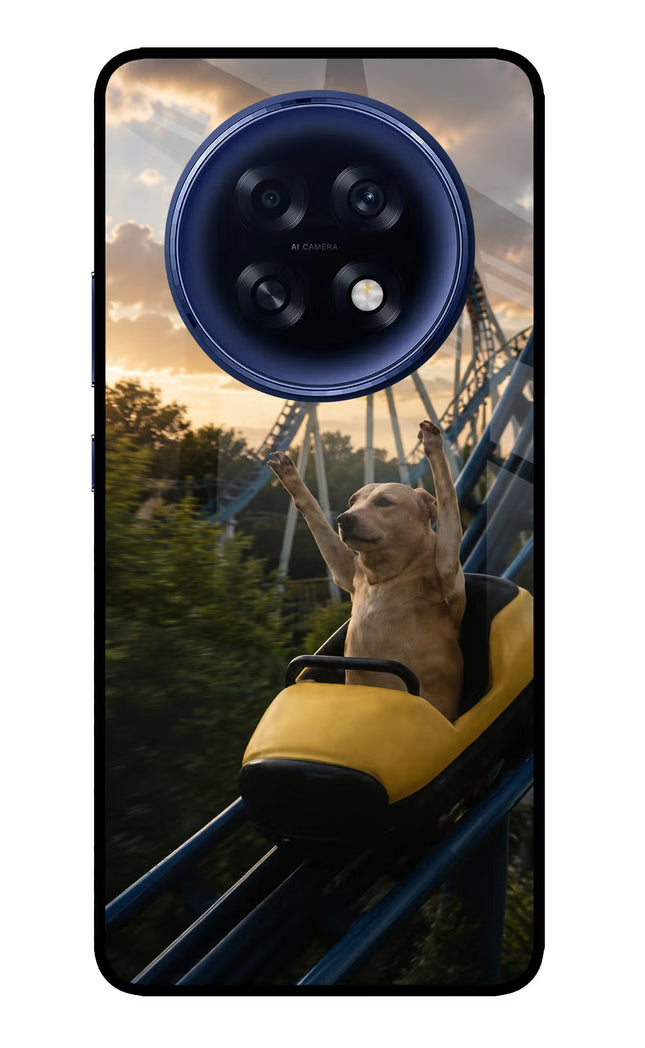 Rollercoaster Dog Oppo F31 Pro Plus 5G Glass Case