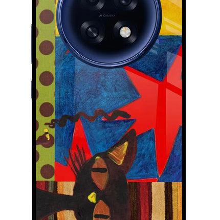 Pop Cat Oppo F31 Pro Plus 5G Glass Case