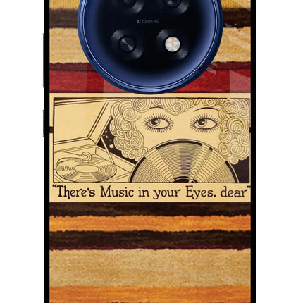 Vinyl Stripes Oppo F31 Pro Plus 5G Glass Case
