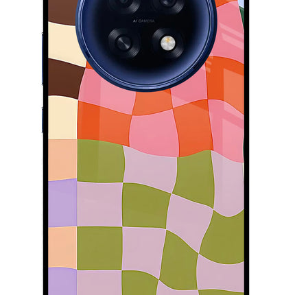 Wavy Grid Oppo F31 Pro Plus 5G Glass Case