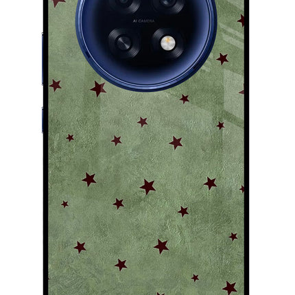 Green Stars Oppo F31 Pro Plus 5G Glass Case
