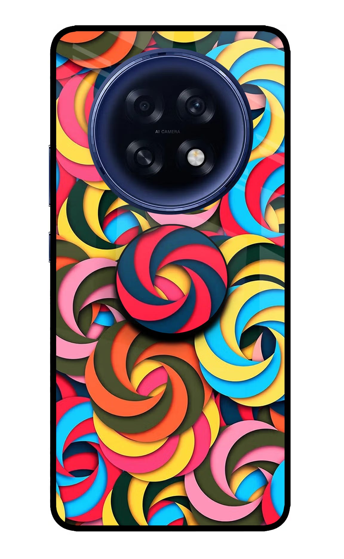 Spiral Pattern Oppo F31 Pro Plus 5G Pop Case by Casekaro