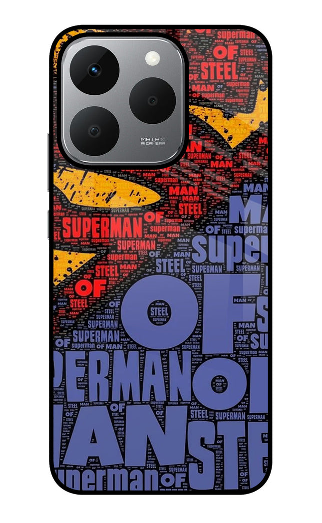 Superman Realme 15T 5G Glass Case
