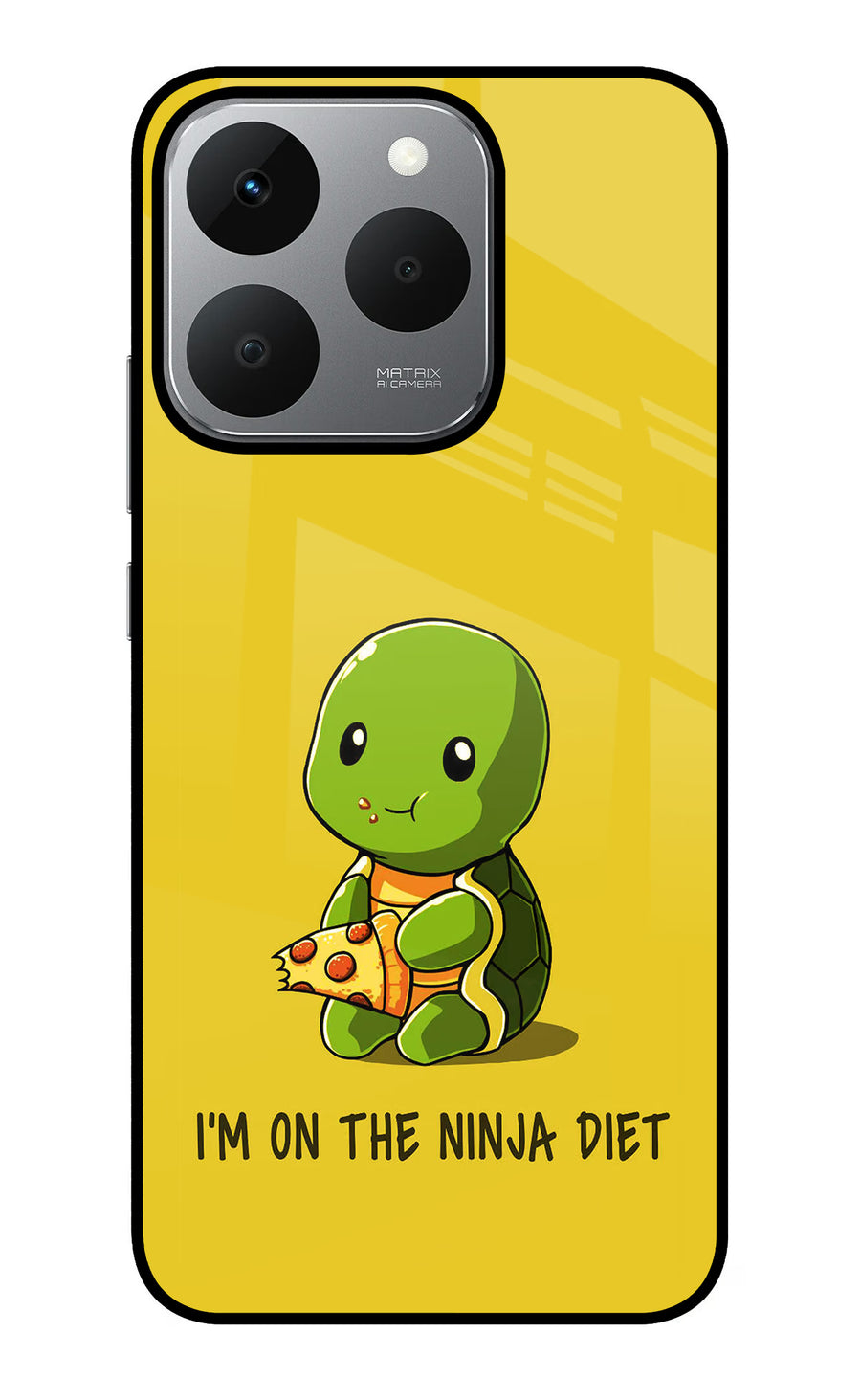 I'm on Ninja Diet Realme 15T 5G Back Cover, Glass case