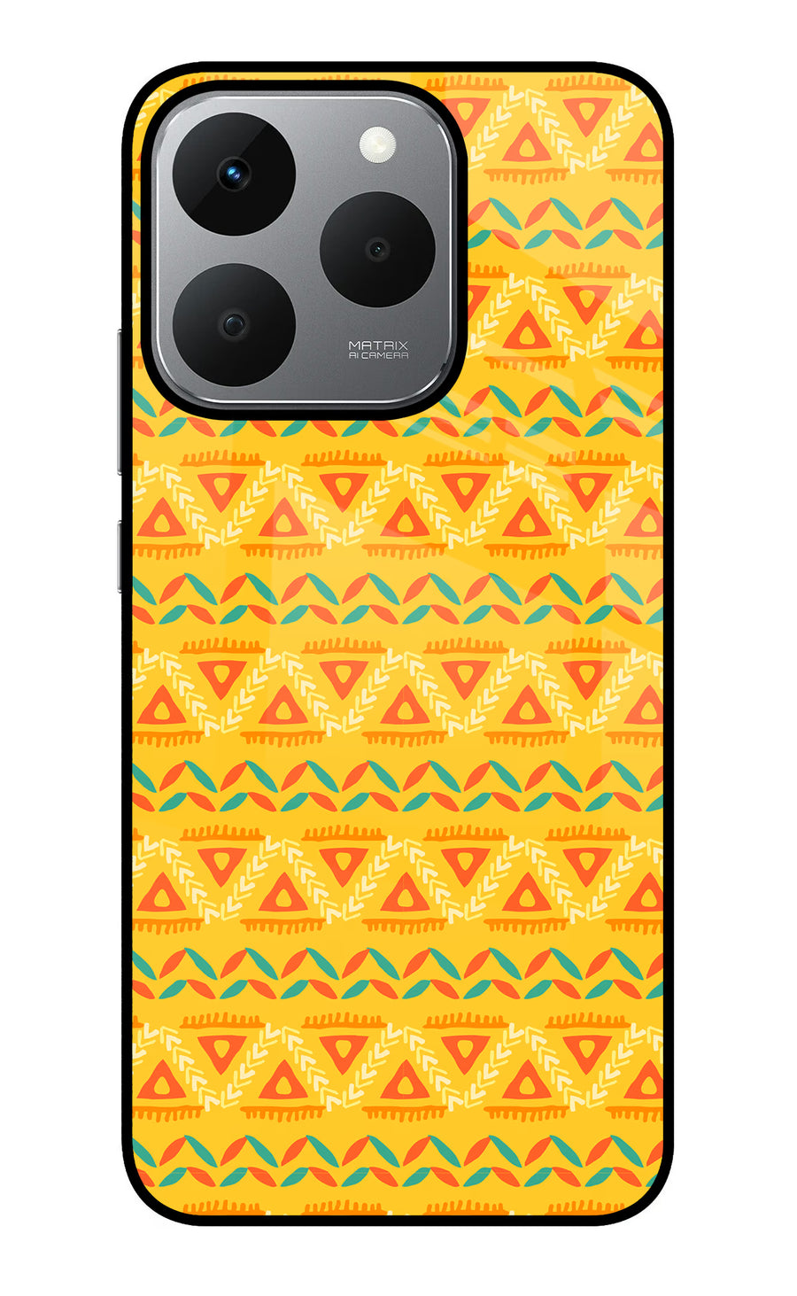 Tribal Pattern Realme 15T 5G Back Cover, Glass case
