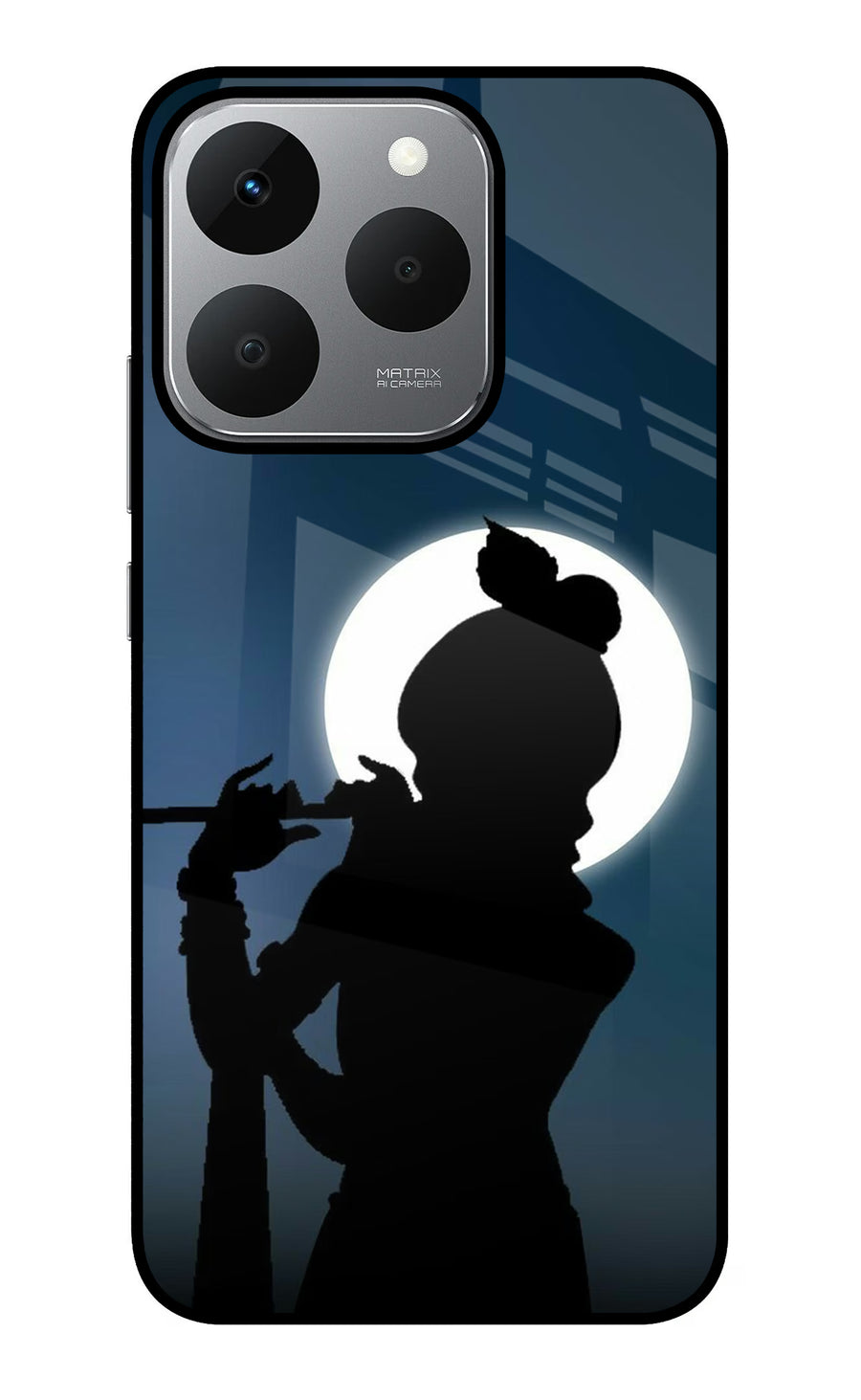 Shri Krishna Silhouette Realme 15T 5G Back Cover, Glass case