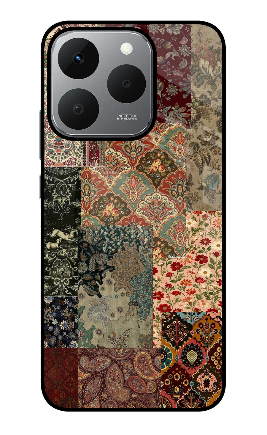 Desi Print Realme 15T 5G Back Cover, Glass case
