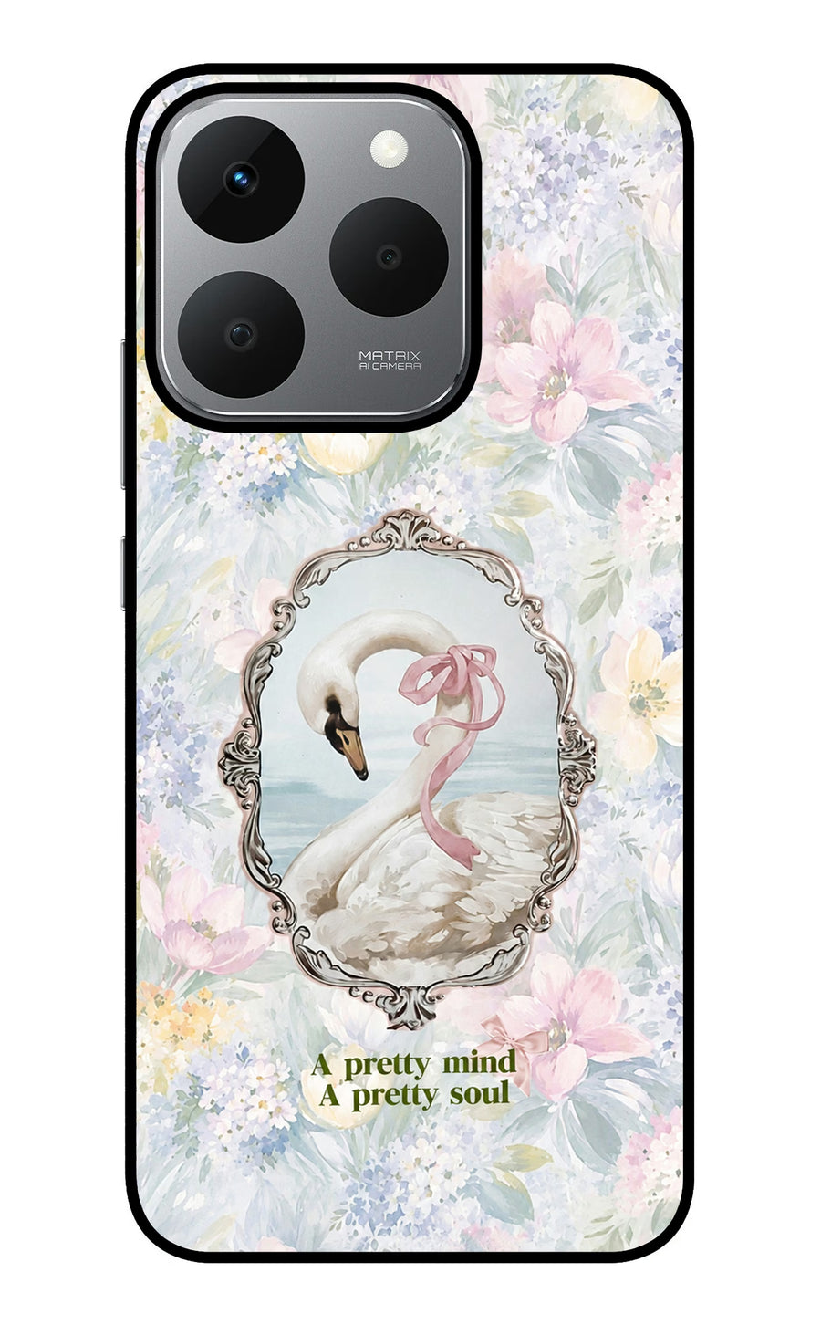 Pretty Mind Pretty Soul Realme 15T 5G Back Cover, Glass case
