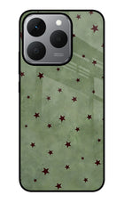 Green Stars Realme 15T 5G Glass Case