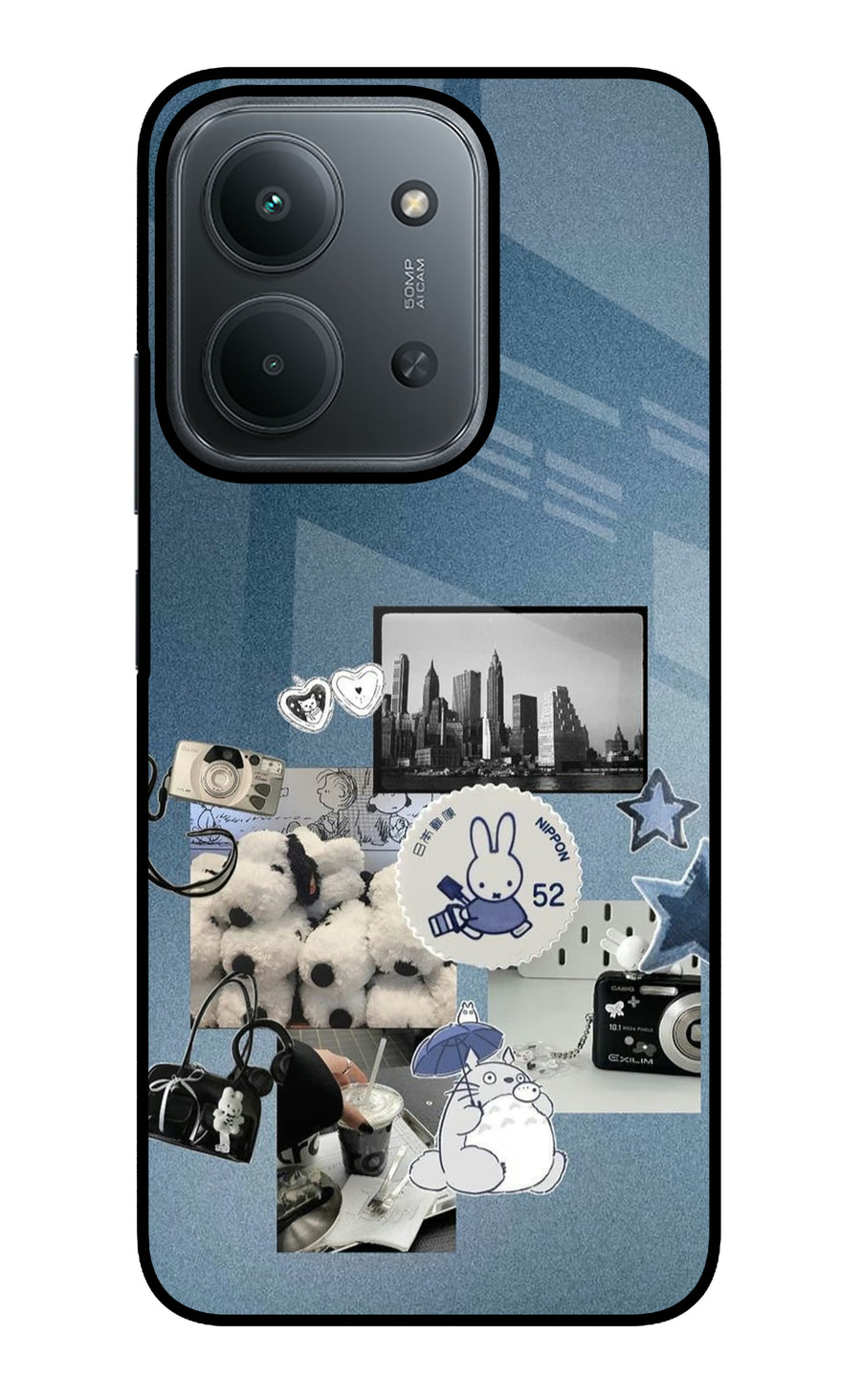 Miffy Redmi 15C 5G Back Cover, Glass case