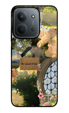 Rain Redmi 15C 5G Glass Case Back Cover by Casekaro