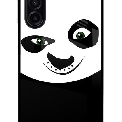 Panda Samsung A17 5G Glass Case Back Cover by Casekaro