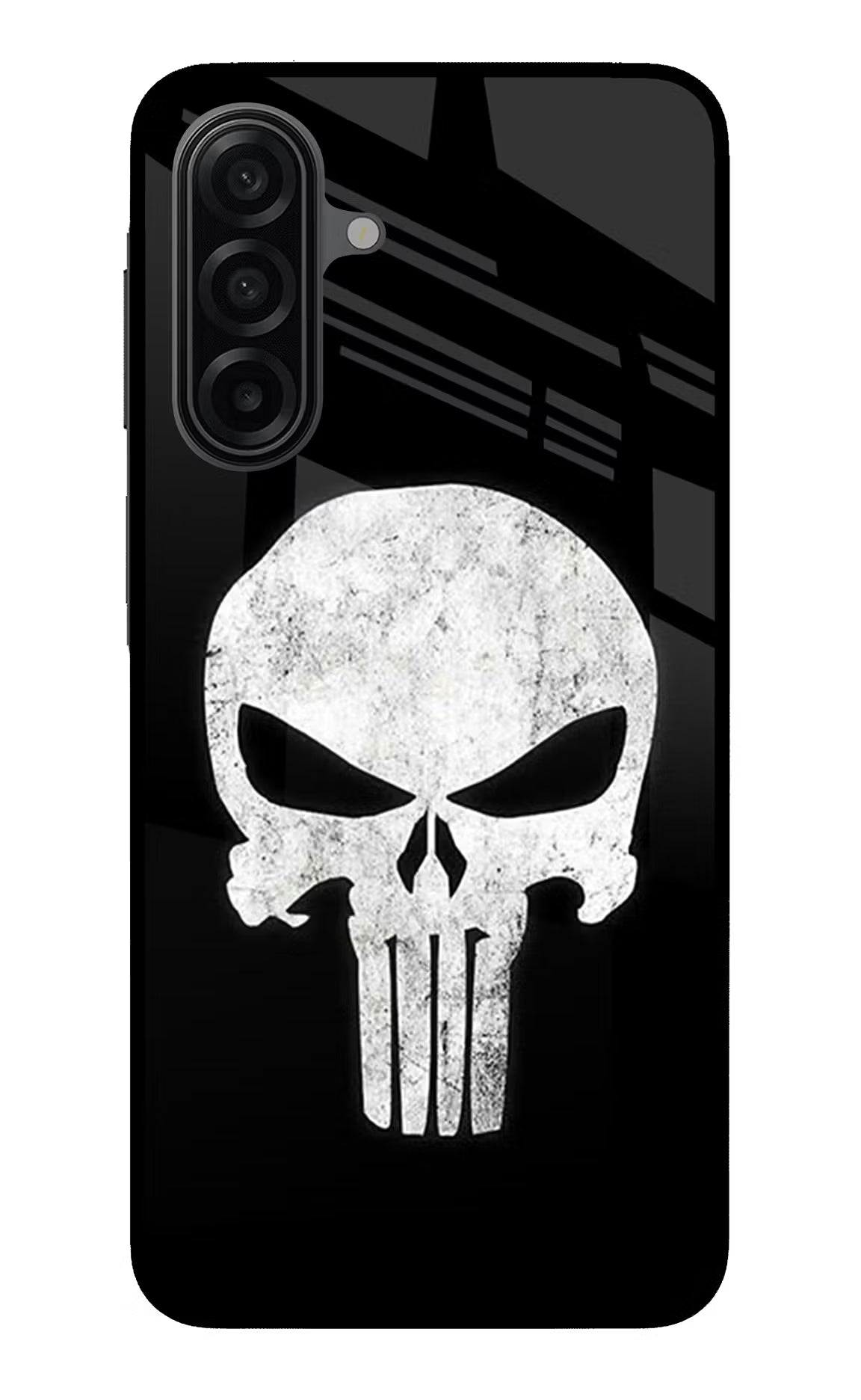 Punisher Skull Samsung A17 5G Glass Case Back Cover by Casekaro